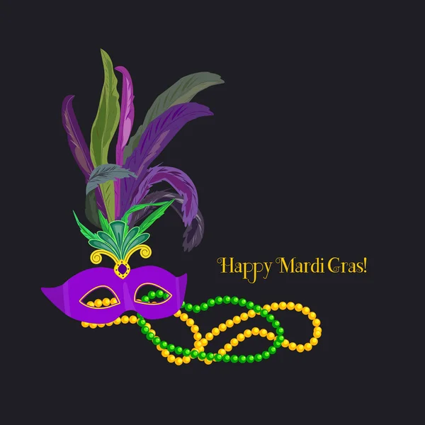 Mardi Gras celebration — Stock Vector