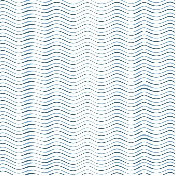 Lignes ondulées blanches bleues — Image vectorielle