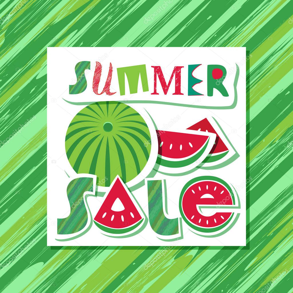 Summer sale concept
