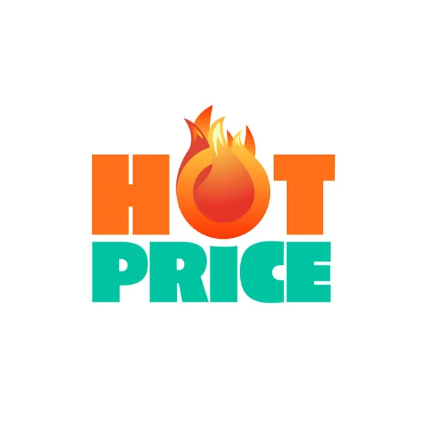 Oferta de precio de venta caliente — Archivo Imágenes Vectoriales