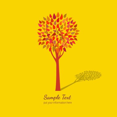 Sonbahar dekoratif poster