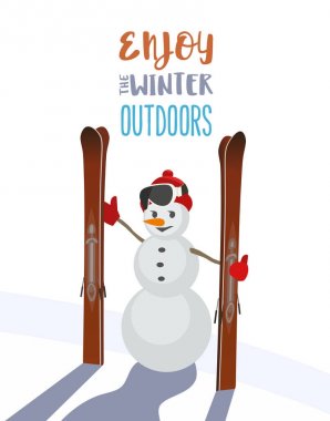 Açık havada kış keyfini çıkarın