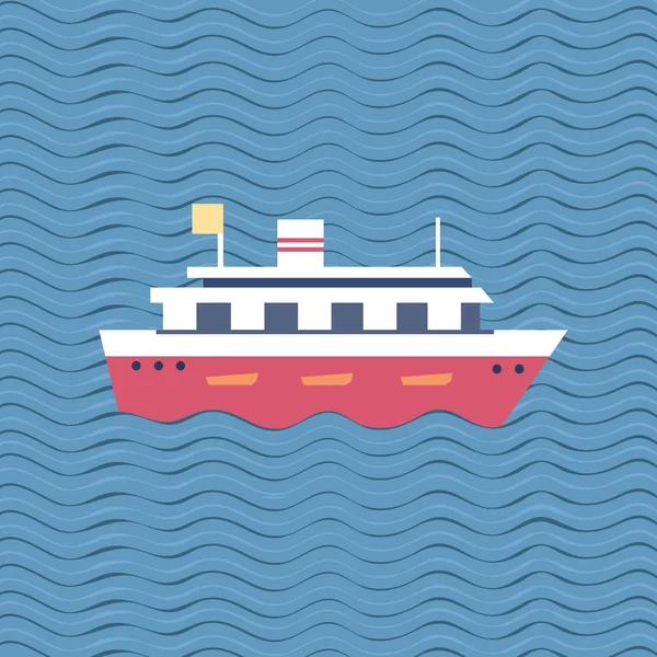 Cruise ship icon — Stock Vector