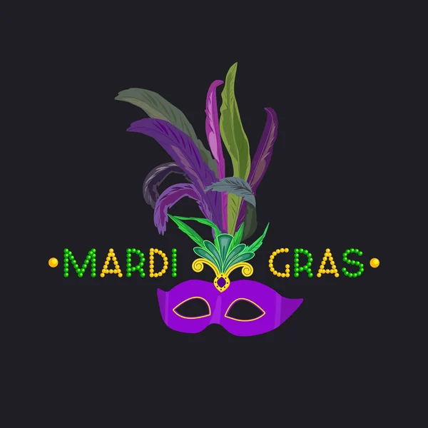 Celebração de Mardi gras —  Vetores de Stock