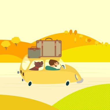 Kırsal karayoluyla seyahat