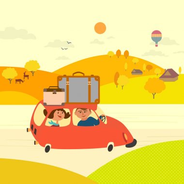 Kırsal karayoluyla seyahat