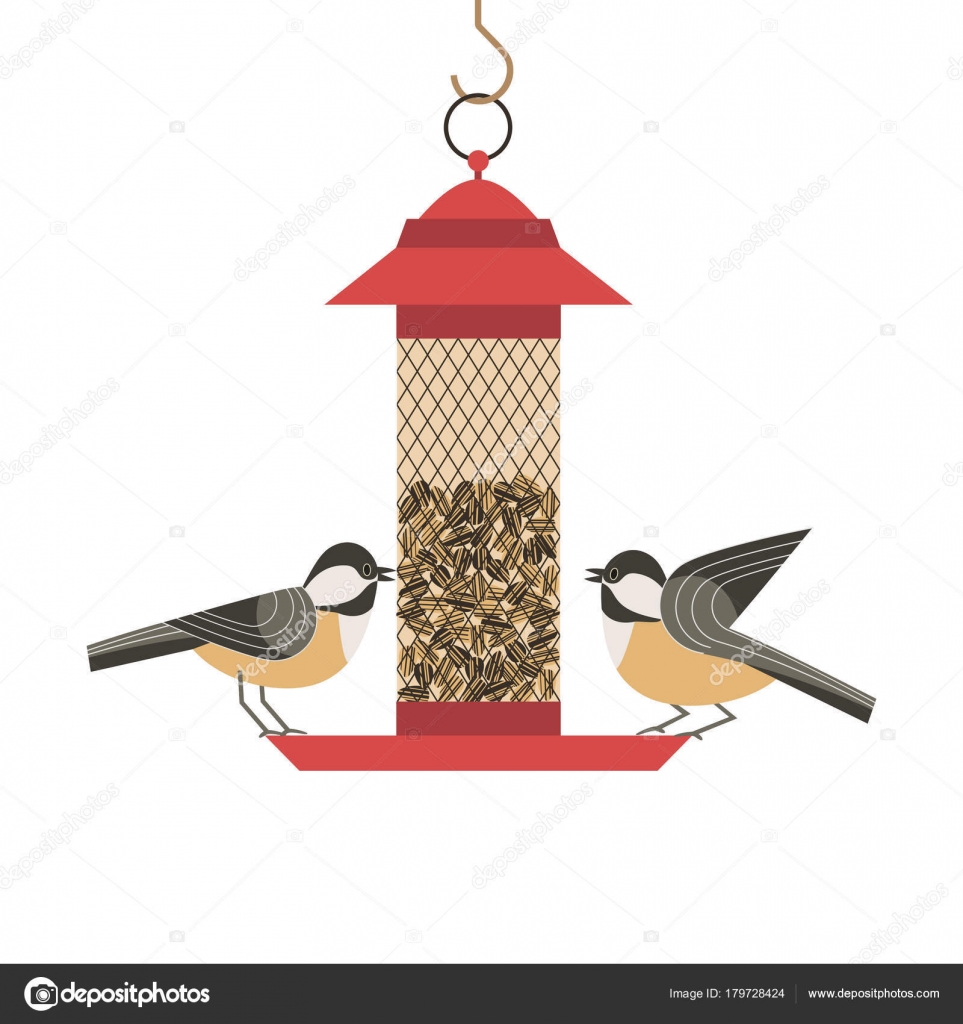 Bird feeding poster Stock Vector by ©64samcorp.gmail.com #179728424