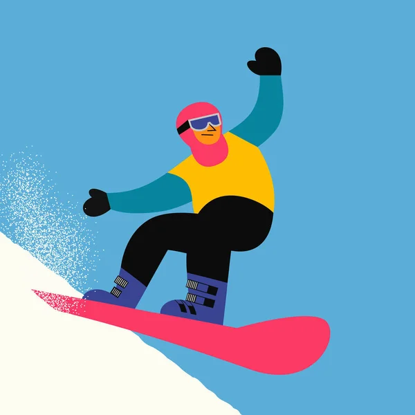 Snowboard icono del deporte — Archivo Imágenes Vectoriales