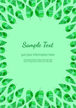 Şablon bahar el ilanı