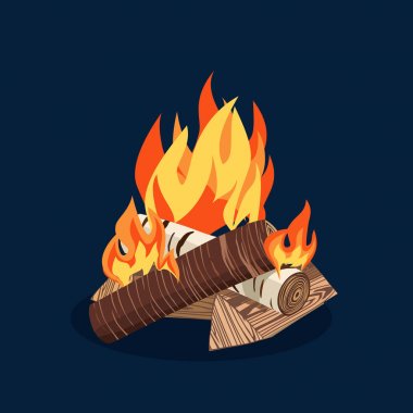 Bonfire night icon clipart