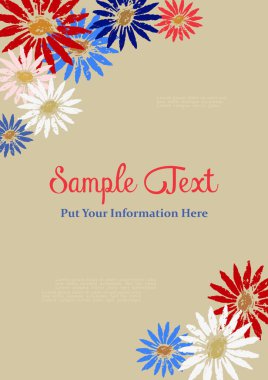 Mutlu Amerikan tatil poster