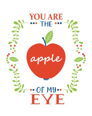 Sevgililer gününde komik vektör tebrik kartı.