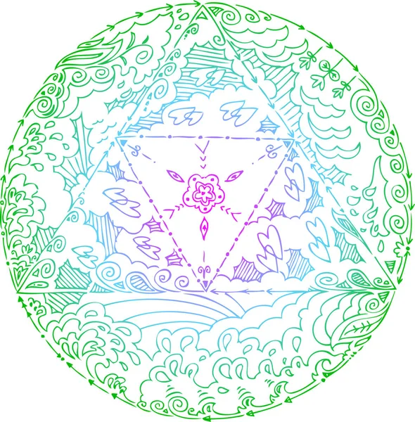 Elementos Mandala vector — Archivo Imágenes Vectoriales