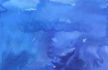 Derin mavi kağıt - boyama