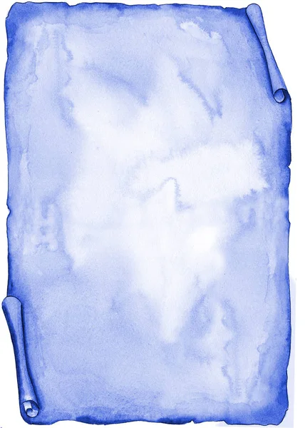 Papel azul - aquarela — Fotografia de Stock