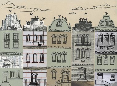 Şehir evleri - sanat