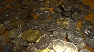 Rus ruble yakın çekim paralar