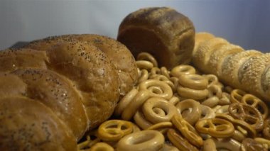 Farklı ekmek ve kulakları buğday hd kapatın