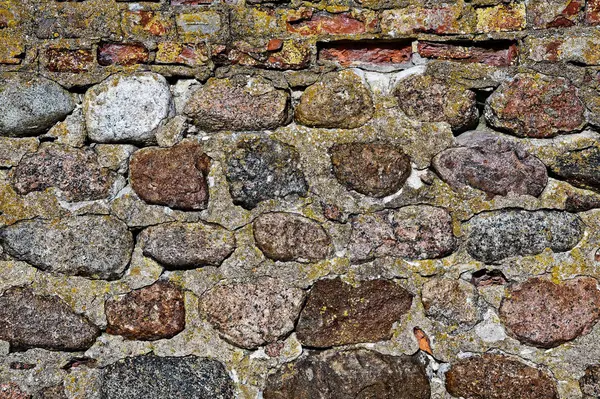 The wall of granite stones. — Stock Photo, Image