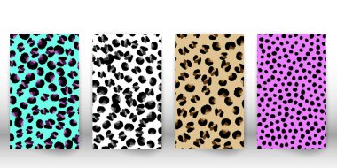 Leopar baskı tasarımı. Hayvan deri desen.