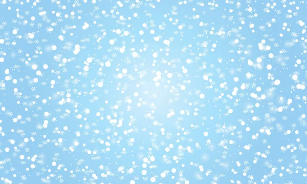 雪のパターンベクターイラスト. — ストックベクタ