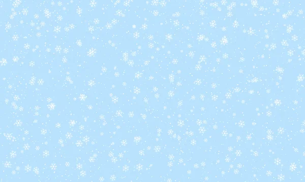 Sneeuw patroon. Vectorillustratie. — Stockvector