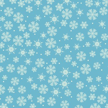 Kar deseni. Vektör çizimi. Yağan kar.