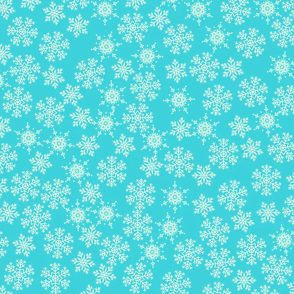 Sneeuw patroon. Vector illustratie. Vallende sneeuw. — Stockvector