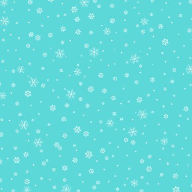 Kar deseni. Vektör çizimi. Yağan kar.