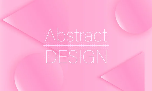 Pink design. Fluid shapes. Vector illustration. — Stock Vector