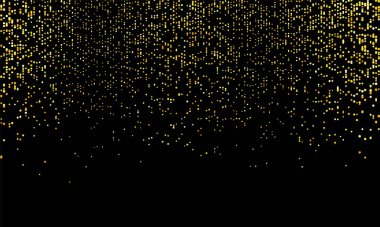 Altın rengi parıltı dokusu. Altın soyut parçacıklar.