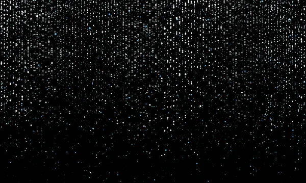 Falling particles. Glitter confetti. Vector. — ストックベクタ