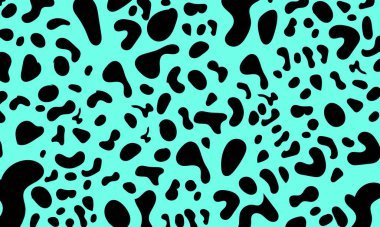 Leopar deseni. Hayvan derisi deseni. Vektör