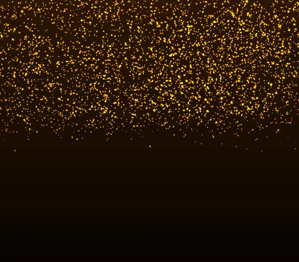 Gold glitter texture. Golden abstract particles.