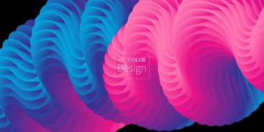 3D poster. Sıvı Renkler. Sıvı şekil. Mürekkep Sıçraması.