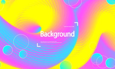 Yaz Arkaplanı. Sıvı akışı. Moda Posteri.