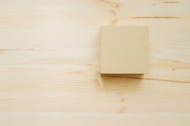 Kağıt kutusu ahşap Resepsiyon doku ışığında