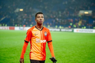 Kharkiv, Ukraine - February 20, 2020: Marcos Antonio after match Europa League Shakhtar - Benfica