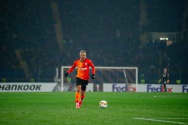 Kharkiv, Ukraine - February 20, 2020: Marlos during match Europa League Shakhtar - Benfica