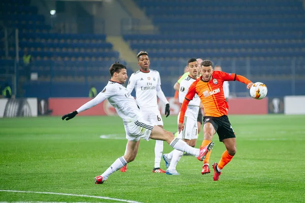 Kharkiv Ukraine February 2020 Vlachodimos Ruben Dias Junior Moraes Match — Stock Photo, Image