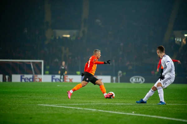 Kharkiv Ukraine Février 2020 Marlos Pendant Match Europa League Shakhtar — Photo