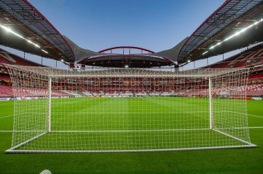 Lizbon, Portekiz - 27 Şubat 2020: Avrupa Ligi maçından önce Estadij Da Luz