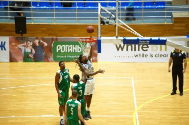 Kharkiv, Ukrayna - 1 Mart 2020: Ukrayna Süper Ligi Kharkiv Şahinleri -