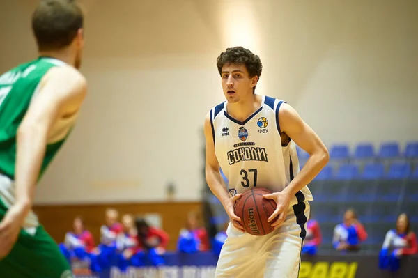 Charkiw Ukraine März 2020 Basketballspiel Der Ukrainischen Superliga Charkiw Falcons — Stockfoto