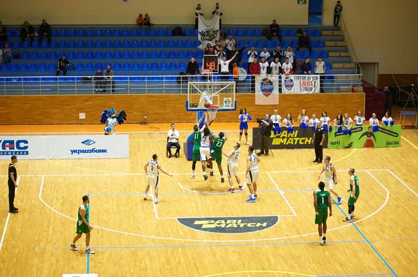 Kharkiv Ucrania Marzo 2020 Partido Baloncesto Súper Liga Ucraniana Kharkiv — Foto de Stock