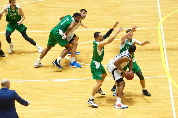 Charkov Ukrajina Března 2020 Basketbalový Zápas Ukrajinské Super Ligy Charkov — Stock fotografie