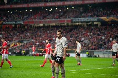Lizbon, Portekiz - 27 Şubat 2020: Estadio Da Luz 'daki Avrupa Ligi maçında