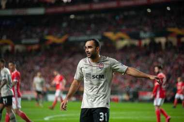 Lizbon, Portekiz - 27 Şubat 2020: Estadio Da Luz 'daki Avrupa Ligi maçında