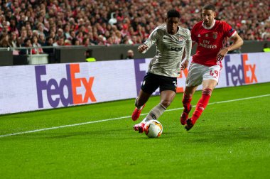Lizbon, Portekiz - 27 Şubat 2020: Estadio Da Luz 'daki Avrupa Ligi maçında Taarabt