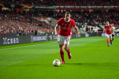 Lizbon, Portekiz - 27 Şubat 2020: Estadio Da Luz 'daki Avrupa Ligi maçında Taarabt